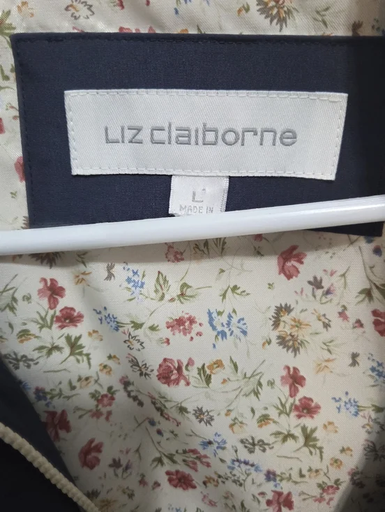 LIZ CLAIBORNE Large SP BEIGE WOMAN'S JACKET Spring Jacket Brand New Condition - Picture 2 of 6